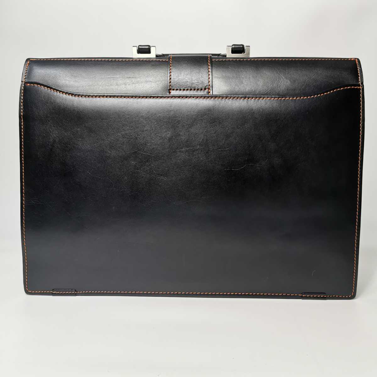 1円~【極美品】シモンカーター SIMON CARTER ダレスバッグ カーフ 
