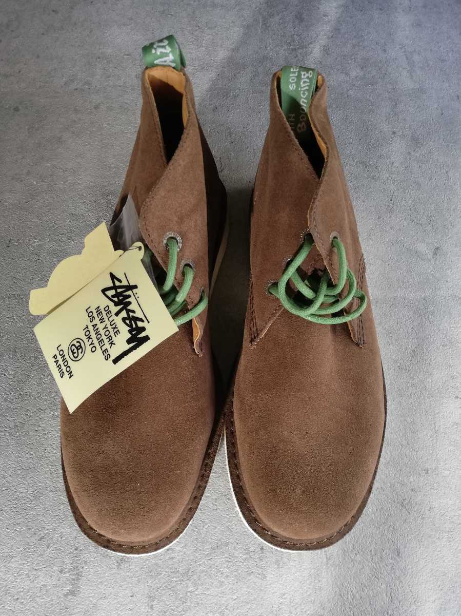 超 デッドストック 2009 STUSSY &times; DR MARTENS チャッカブーツ スエード 28cm UK9 茶色 ドクターマーチン ステューシー OLD 限定(UK9)｜売買されたオークション情報、yahooの商品情報をアーカイブ公開 UK9