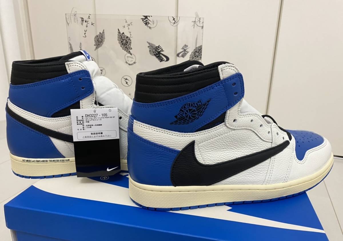 新品未使用品 ナイキ NIKE エア ジョーダン 1 ハイ TRAVIS SCOTT 
