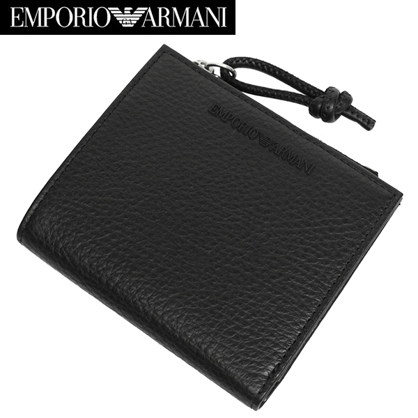 エンポリオ アルマーニ 財布 メンズ 2つ折り財布 EMPORIO ARMANI Y4R262 Y068E 80001 新品
