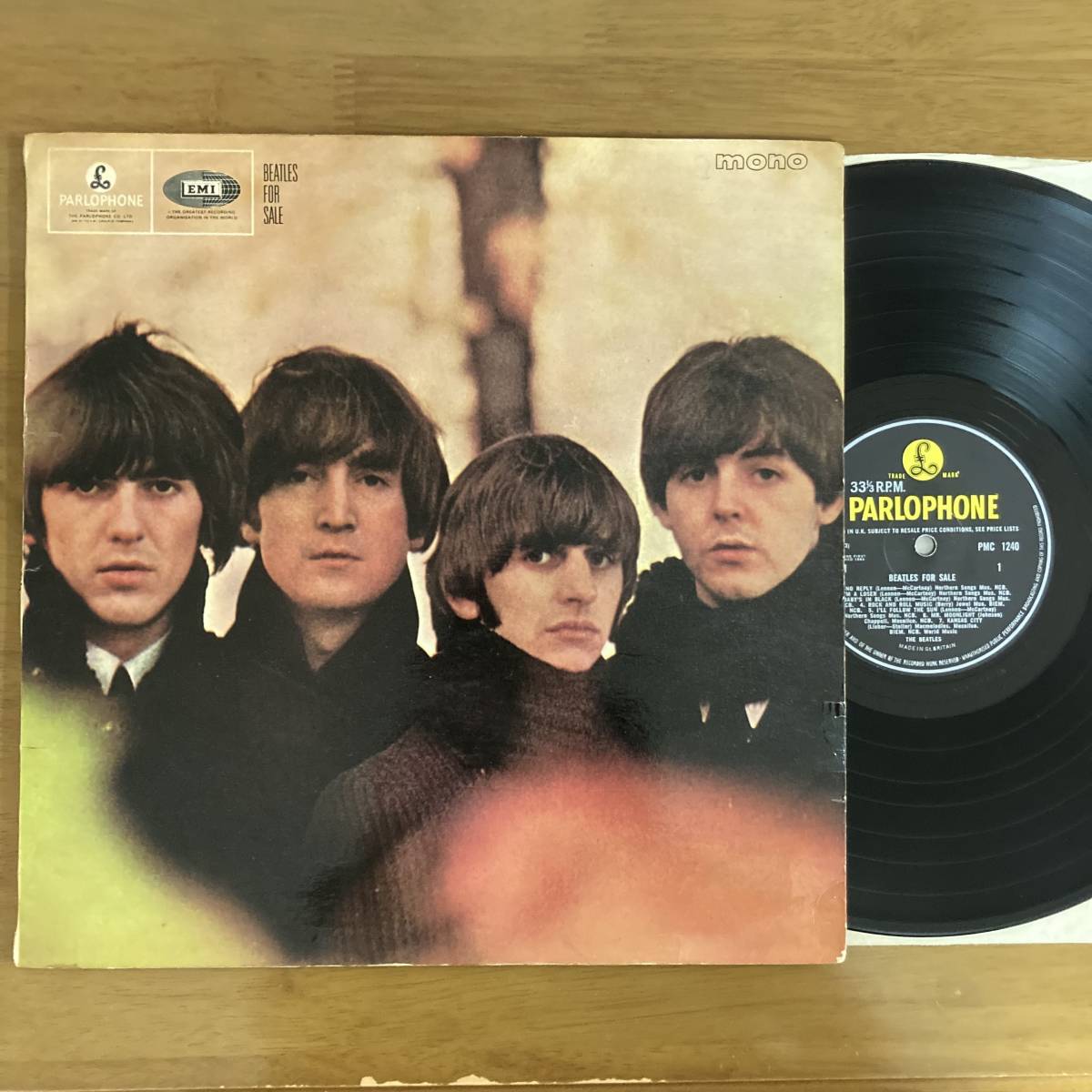 UK盤イエロー・パーロフォン 2ndプレス マト5N/6N WITH THE BEATLES