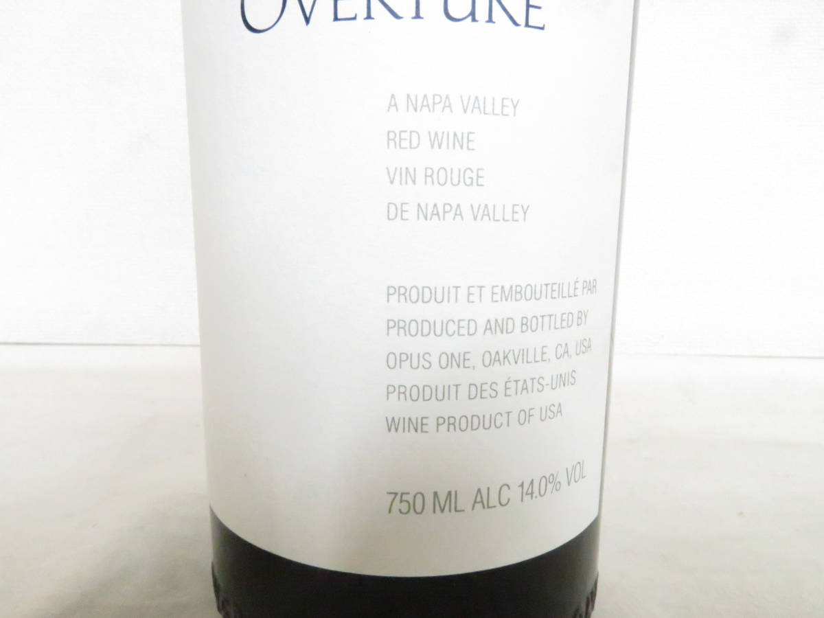 未開栓 OVERTURE オーバーチュア ナパ・ヴァレー 赤 ワイン 750ml 14