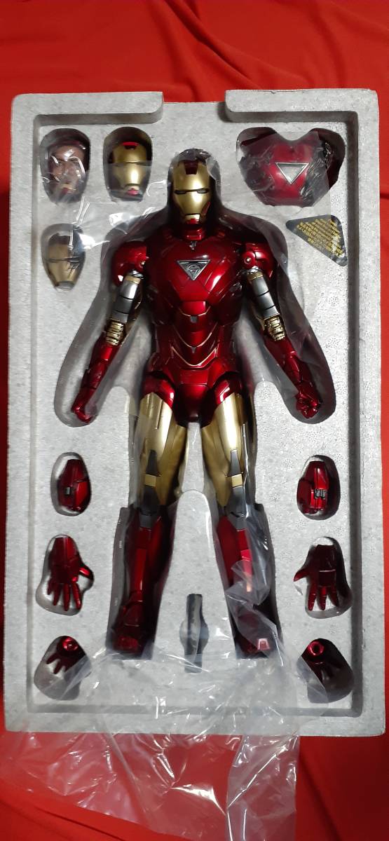 ホットトイズ ムービー・マスターピース DIECAST : Hot アイアンマン レビュー 美品ホットトイズ マーク6 0 アイアンマンマーク6 ＤＩＥＣＡＳＴ『アベンジャーズ』１／６ アベンジャーズ Toys 高さ約49センチ！『アイアンマン2』より「アイアンマン・マーク6」が大 アイアンマンマーク６