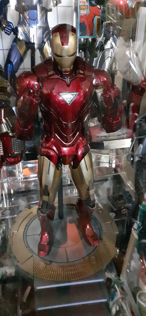 ホットトイズ ムービー・マスターピース DIECAST : Hot アイアンマン レビュー 美品ホットトイズ マーク6 0 アイアンマンマーク6 ＤＩＥＣＡＳＴ『アベンジャーズ』１／６ アベンジャーズ Toys 高さ約49センチ！『アイアンマン2』より「アイアンマン・マーク6」が大 アイアンマンマーク６