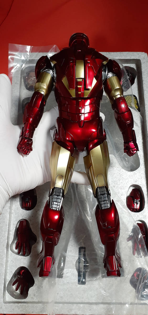 ホットトイズ ムービー・マスターピース DIECAST : Hot アイアンマン レビュー 美品ホットトイズ マーク6 0 アイアンマンマーク6 ＤＩＥＣＡＳＴ『アベンジャーズ』１／６ アベンジャーズ Toys 高さ約49センチ！『アイアンマン2』より「アイアンマン・マーク6」が大 アイアンマンマーク６