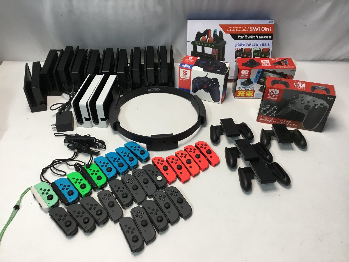ニンテンドースイッチまとめ売りジャンク品 ☆Nintendo Switch スイッチ パーツ大量まとめて ジョイコン他 任天堂