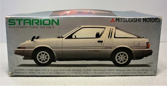 □【箱ダメージ有】1/28 MITSUBISHI STARION TURBO 2000 GSR-Ⅲ 三菱