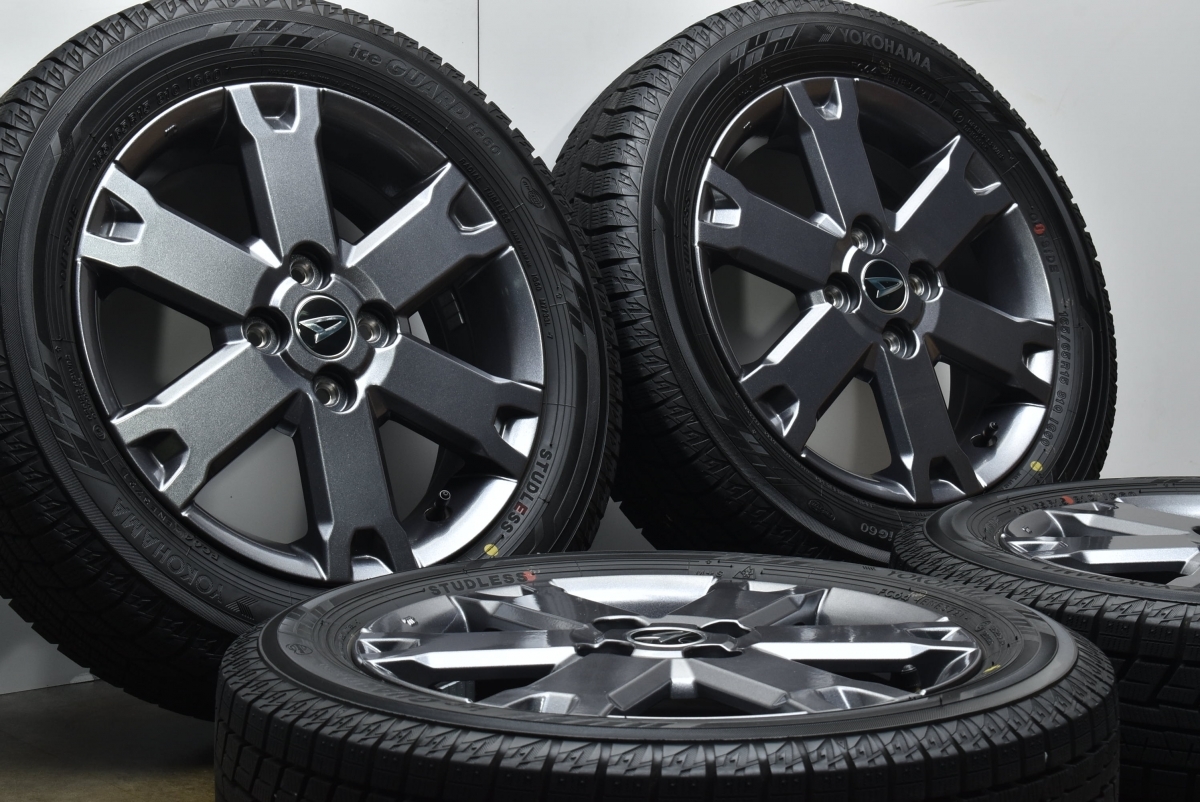 2021年製 バリ溝美品】ダイハツ タフト 純正 15in 4.5J +45 PCD100 