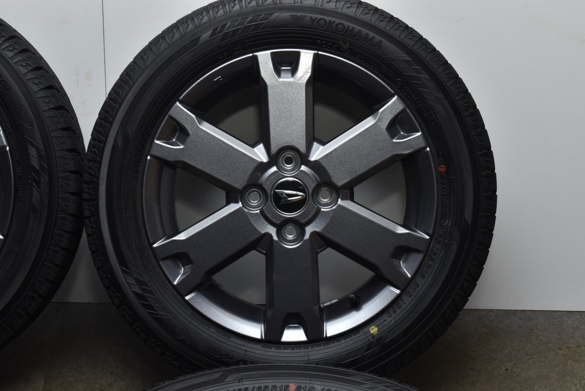 2021年製 バリ溝美品】ダイハツ タフト 純正 15in 4.5J +45 PCD100 