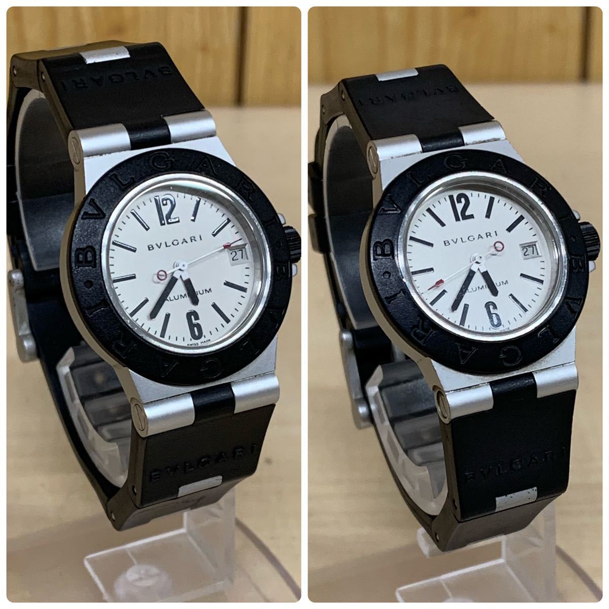 ブルガリ アルミニウム AL29 レディース ブルガリ アルミニウム AL29TA シルバー レディース 時計 【中古