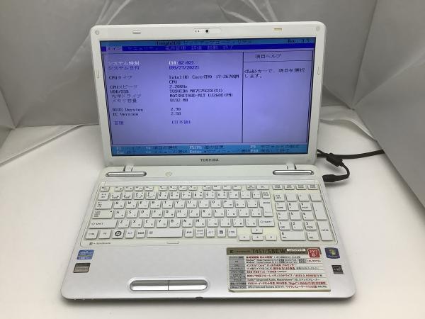ノートPC TOSHIBA T451/58EW i7 12 128GB