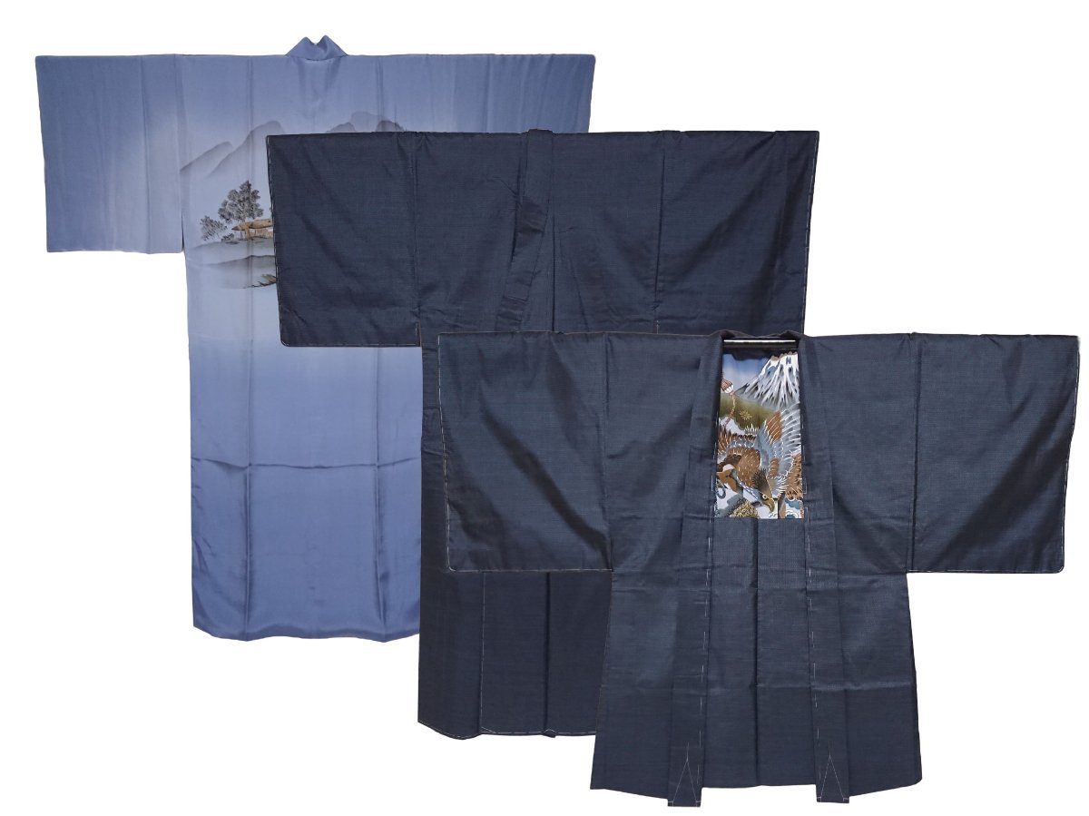 100%新品，人気 男物 本場奄美大島紬 ベタ亀甲 羽織+長着+長襦袢 ３点セット キモノマルシェ L-86(一般)｜売買されたオークション情報、yahooの商品情報をアーカイブ公開 - オークファン 一般