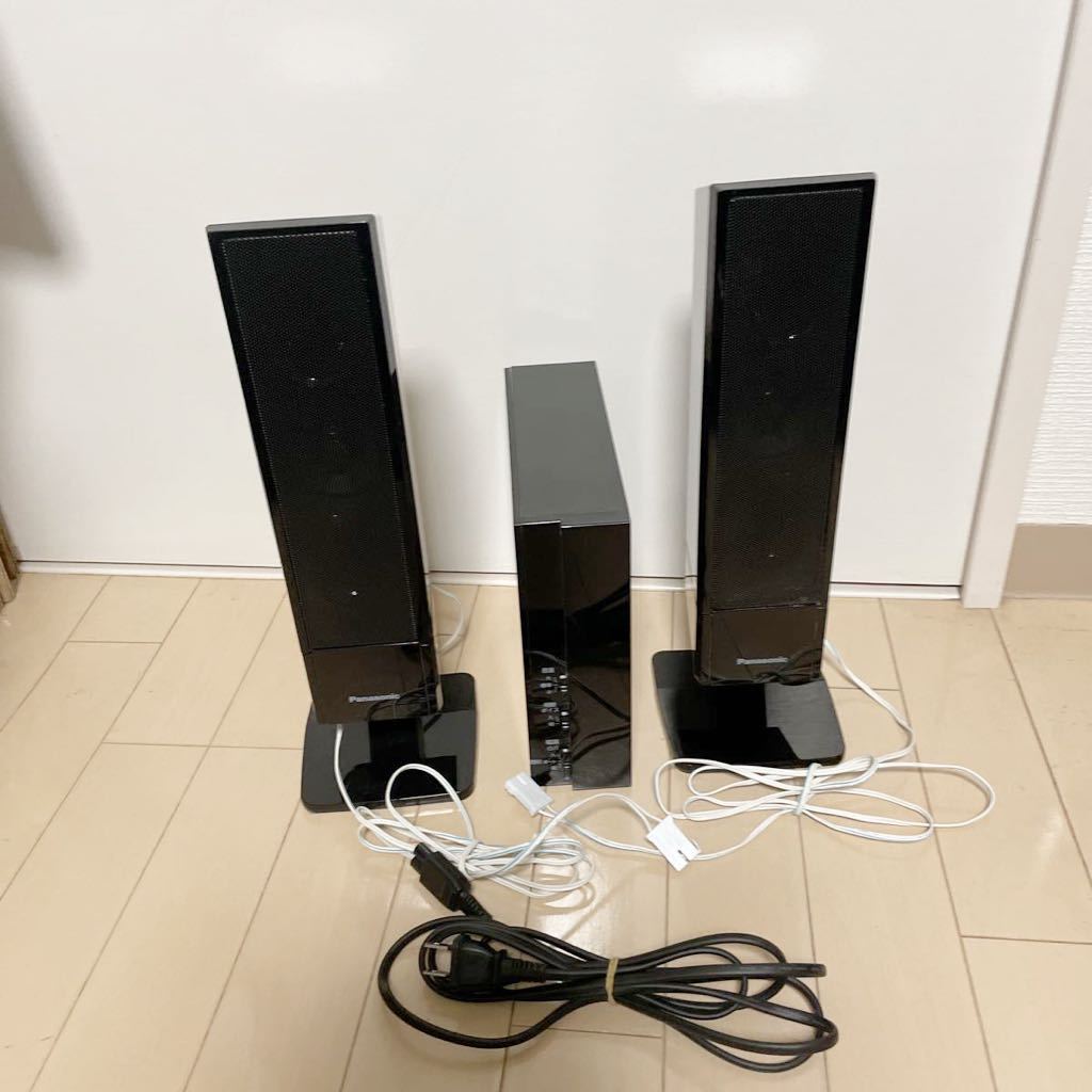 【美品！】Panasonic アンプスピーカーシステム　sc-hte1-k