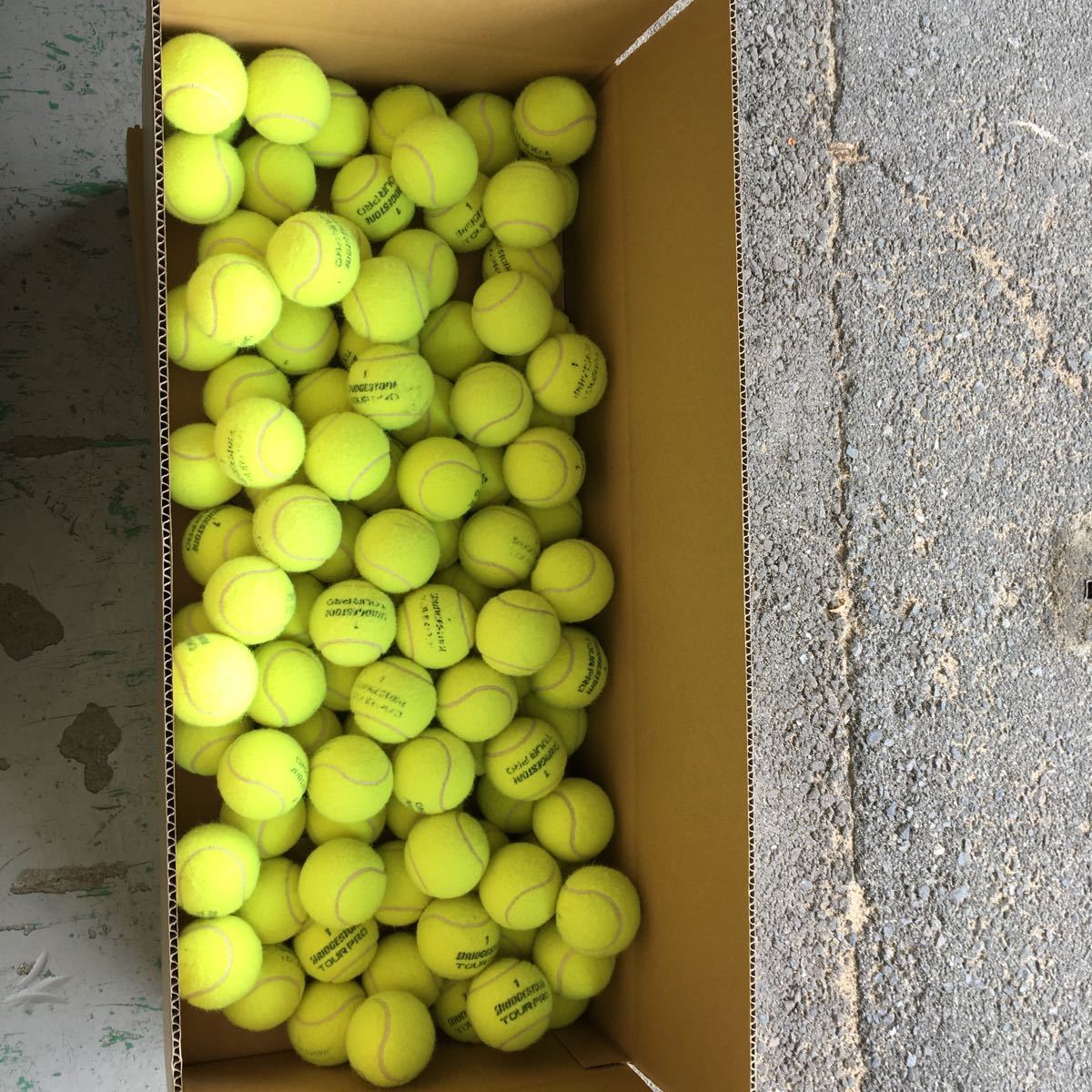 送料無料）中古テニスボール 100球 ヤフオク9 中古硬式テニスボール100