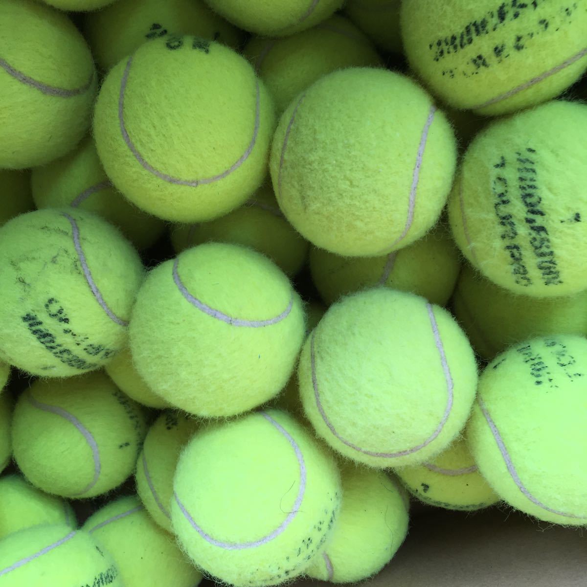 送料無料）中古テニスボール 100球 ヤフオク9 中古硬式テニスボール100
