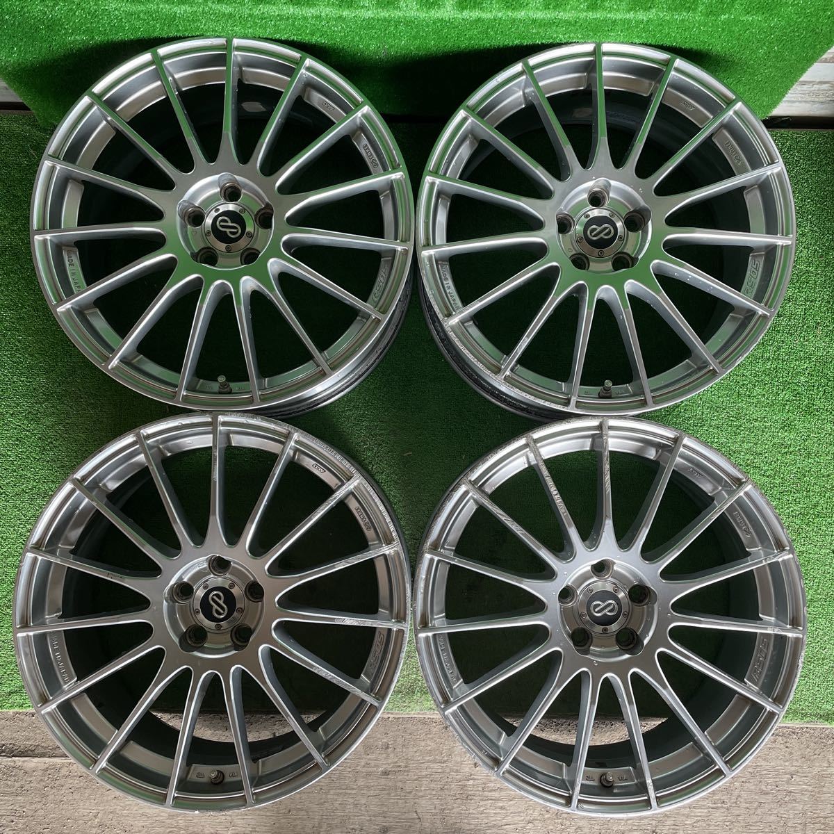  313 ENKEI RS05 18インチ 7.5J +50 5穴 PCD100 エンケイ プリウス 4本セット ホイール(5穴)｜売買されたオークション情報、yahooの商品情報をアーカイブ公開 - オークファン 5穴