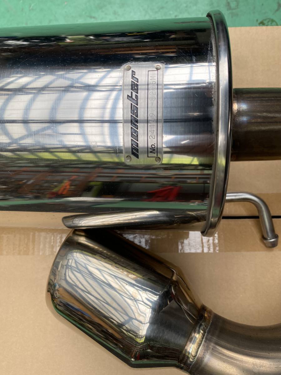 モンスタースポーツ Type Sp-X マフラー HN21S HN22S 美品！1円～売切り♪① マフラー TYPE モンスタースポーツ ラパンSS(HE21S) SP-X サウンド