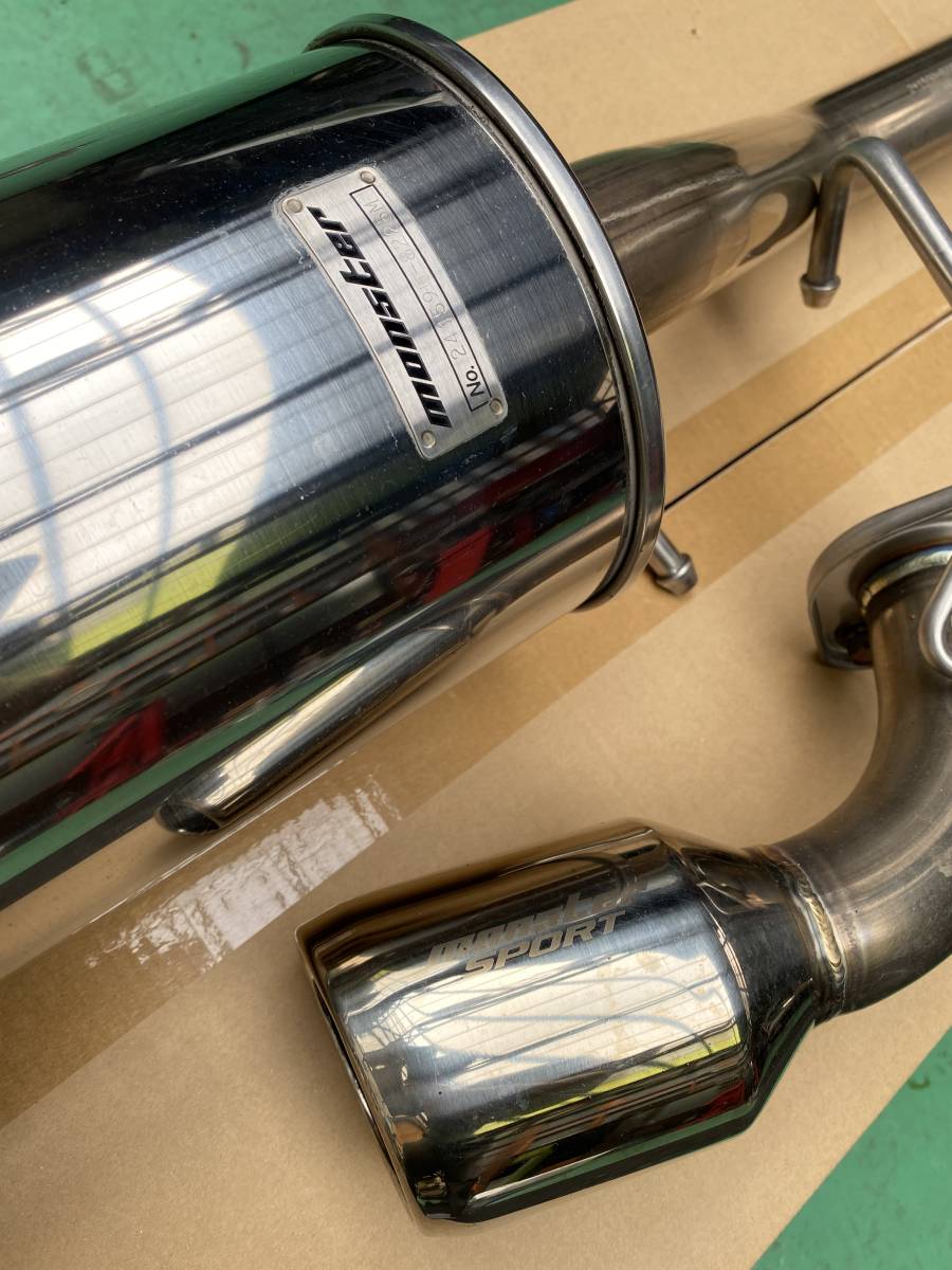 モンスタースポーツ Type Sp-X マフラー HN21S HN22S 美品！1円～売切り♪① マフラー TYPE モンスタースポーツ ラパンSS(HE21S) SP-X サウンド