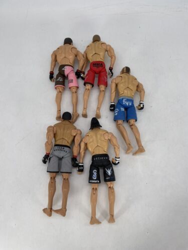 2009 Zuffa Jakks Pacific UFC Fighter Wrestling Figures Lot Of 5 Liddell & More 海外 即決