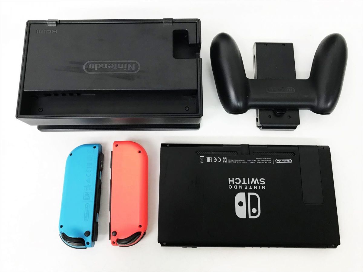 1円】任天堂 Nintendo Switch 本体 セット ネオンブルー/ネオンレッド