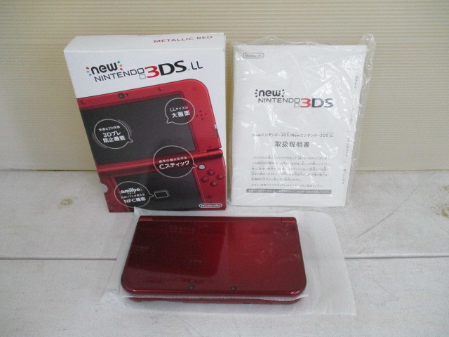 定番，人気SALE new3DS LL メタリックレッド ＆トモダチコレクション新生活 １円スタート(ニンテンドー3DS LL本体)｜売買されたオークション情報、yahooの商品情報をアーカイブ公開 - オークファン ニンテンドー3DS LL本体