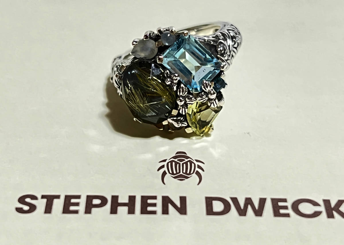 Dweck – Stephen Jewelry OAK Rings Luxury 天然ルチルクォーツリング 