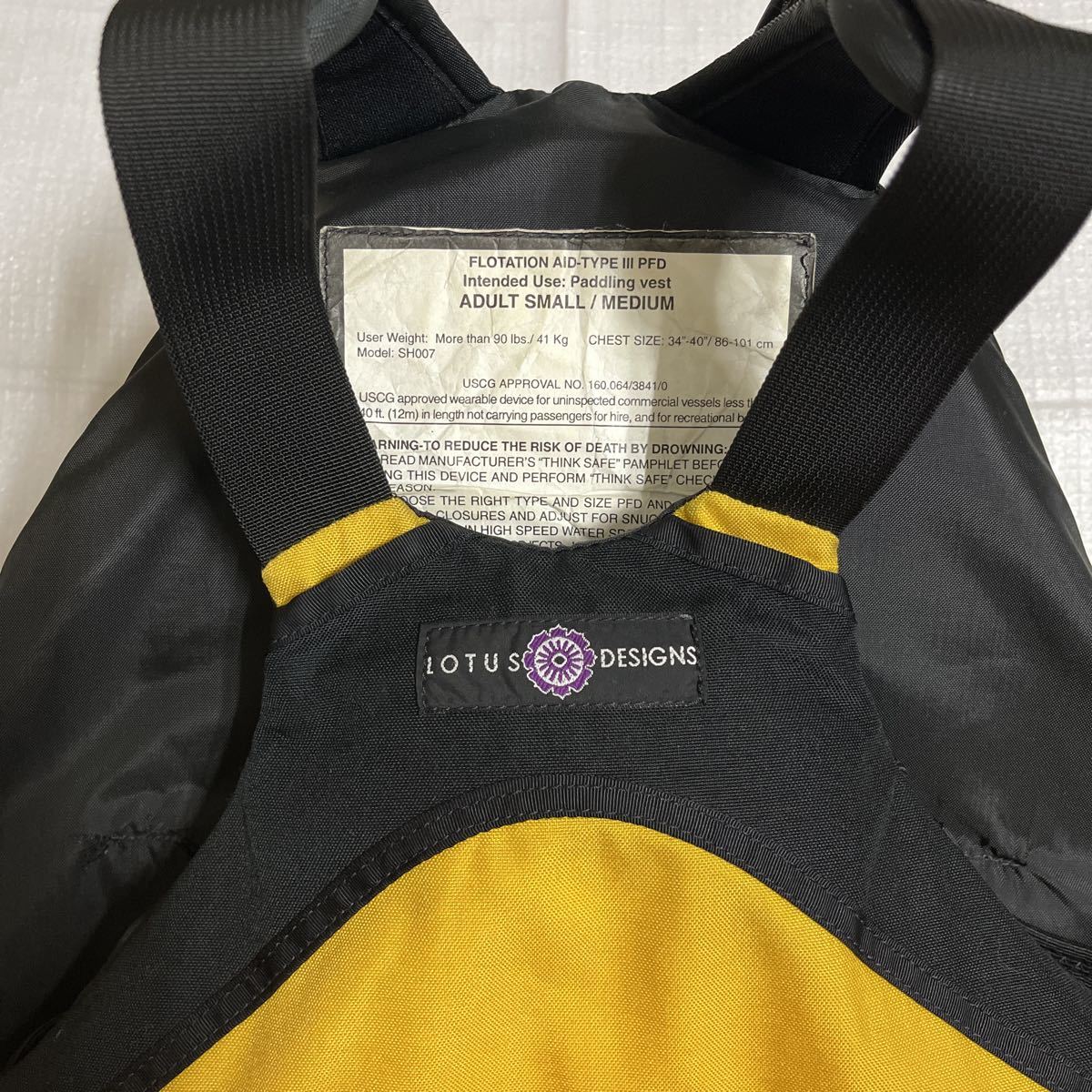 Lotus Design ロータス　デザイン　Sherman PFD Small/MEDIUM シャーマン　ライフジャケット　パタゴニア　patagonia