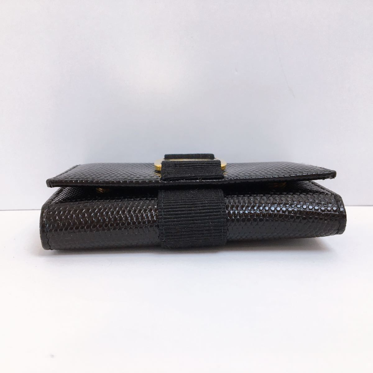 20【中古】Salvatore Ferragamo 6連キーケース ブラック DEPOS
