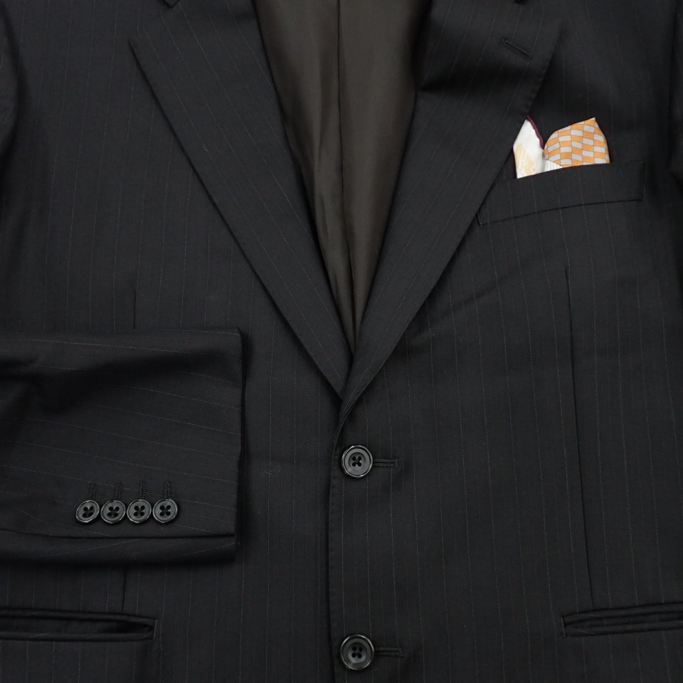 エルメネジルド ゼニア Ermenegildo Zegna 2つボタン by cloth メンズ イタリア製高級生地使用(ゼニア)スーツ | 2つボタンスーツ パンツ セット 秋冬春 シングルスーツ Zegna)