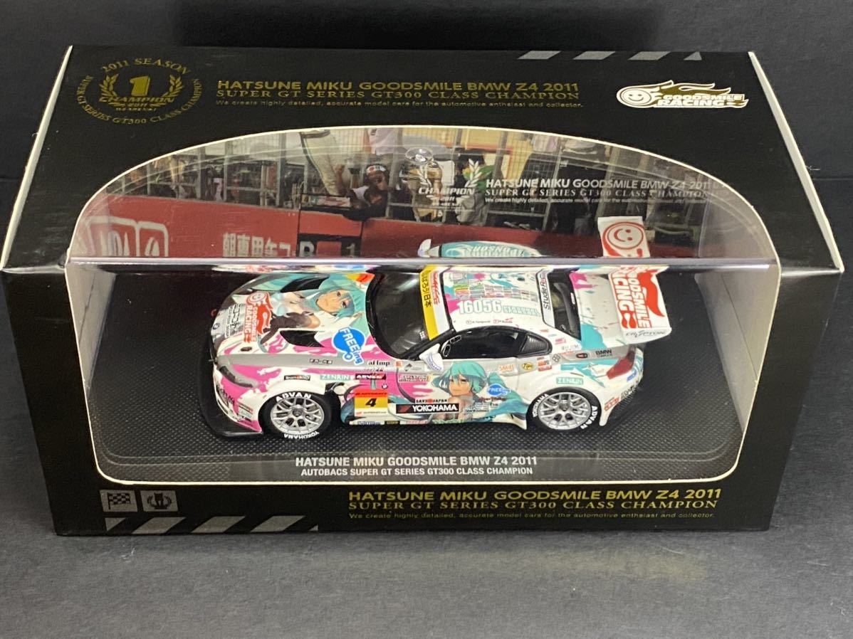 未開封】EBBRO 1/43 初音ミク グッドスマイル BMW Z4 2011 SUPER GT