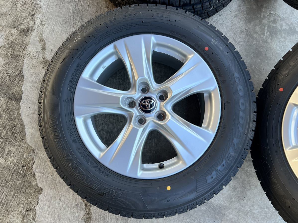 美品】トヨタRAV4純正ホイール スタッドレスタイヤホイールセット