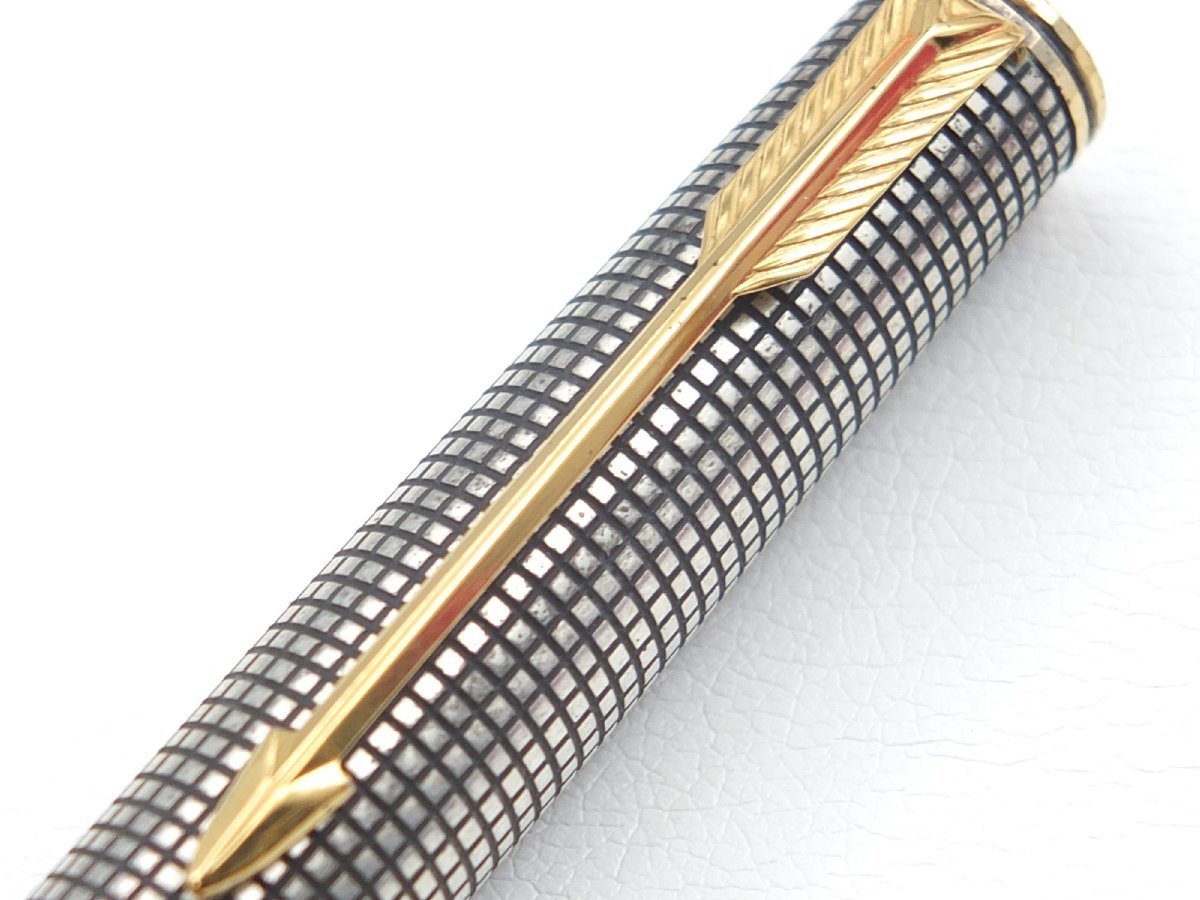 z16749】中古・良品 PARKER パーカー 万年筆 STERLING SILVER