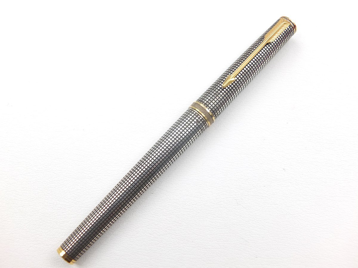 z16749】中古・良品 PARKER パーカー 万年筆 STERLING SILVER