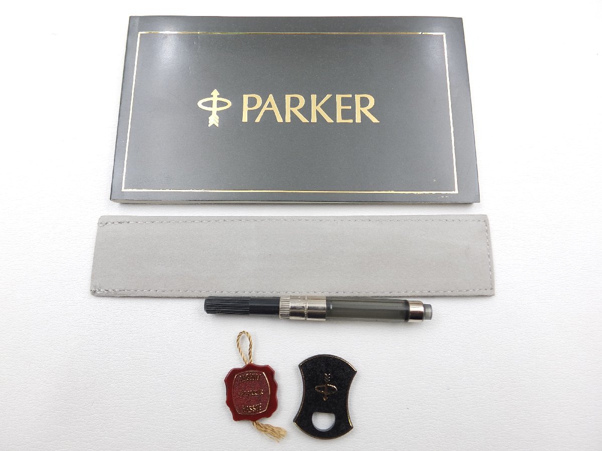 z16749】中古・良品 PARKER パーカー 万年筆 STERLING SILVER