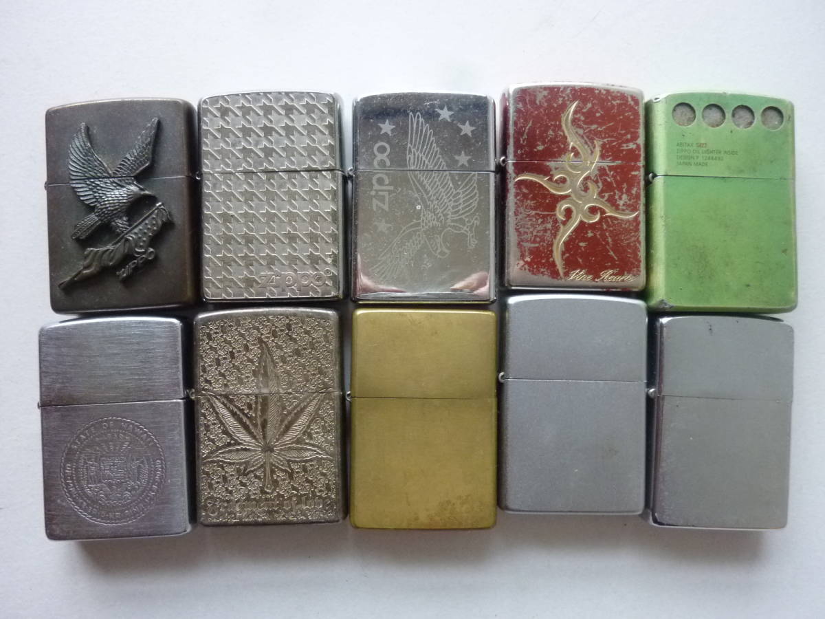 Zippo ジッポー いろいろ10個セット オイルライター(Zippo)｜売買され 