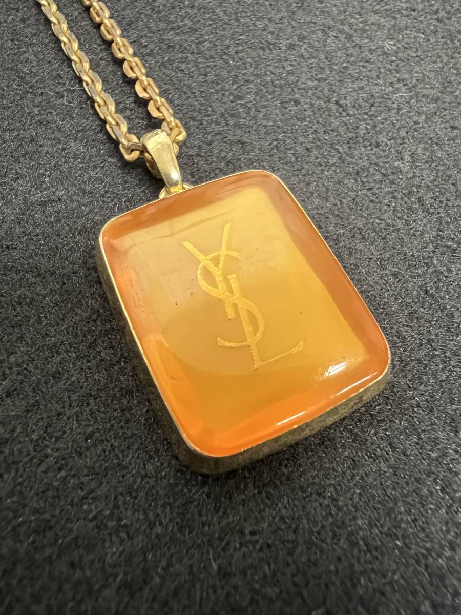 イヴ・サンローランネックレスヴィンテージ YSL イヴ サンローラン Yves Saint Laurent☆ ヴィンテージ ネックレス
