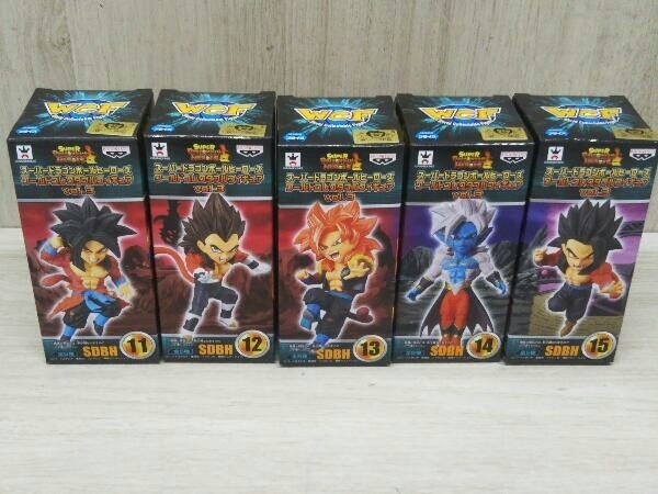 未開封品 フィギュア [全5種セット]バンプレスト スーパードラゴンボールヒーローズ ワールドコレクタブルフィギュアvol.3