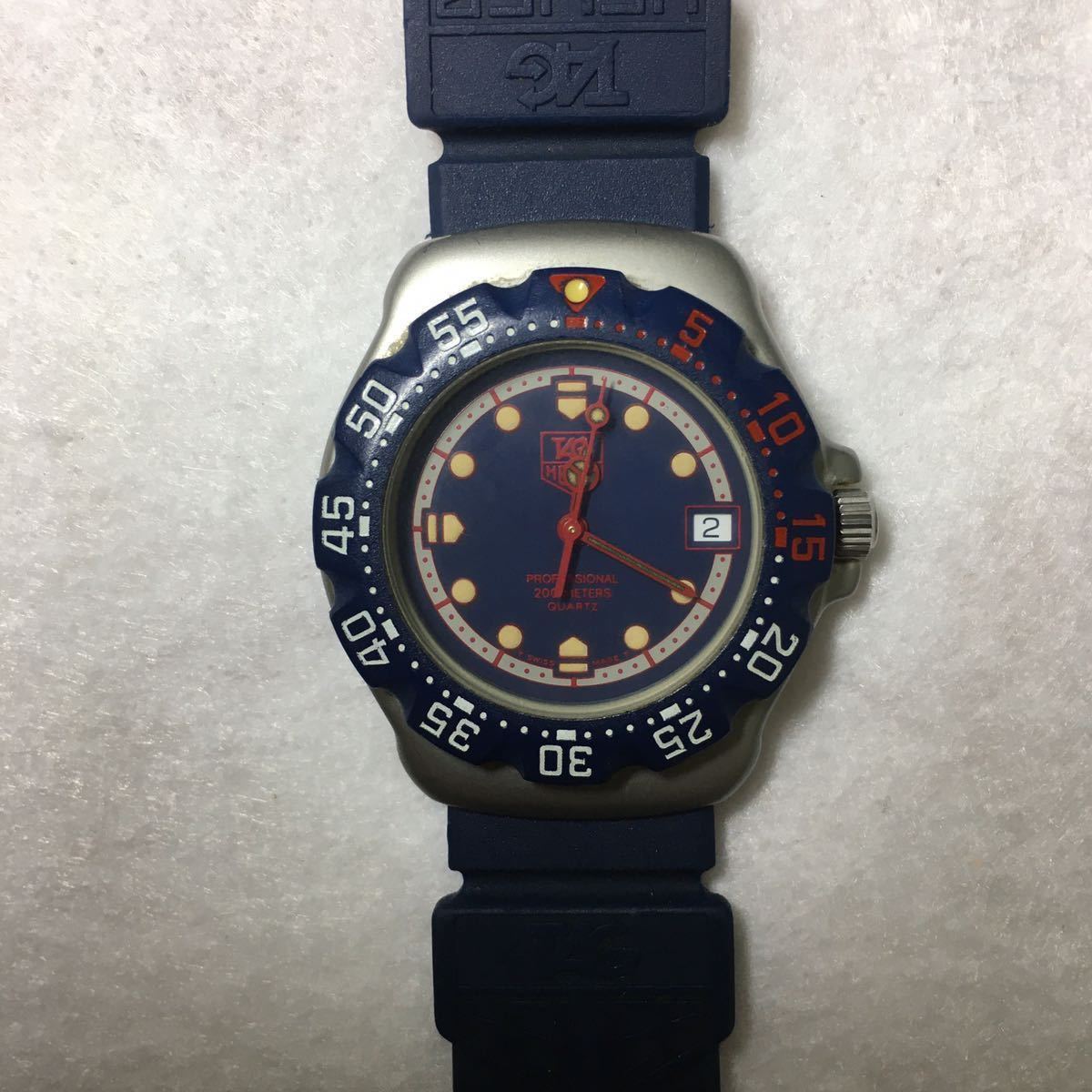 電池新品タグホイヤー フォーミュラ1 371.508ボーイズ 動作良好