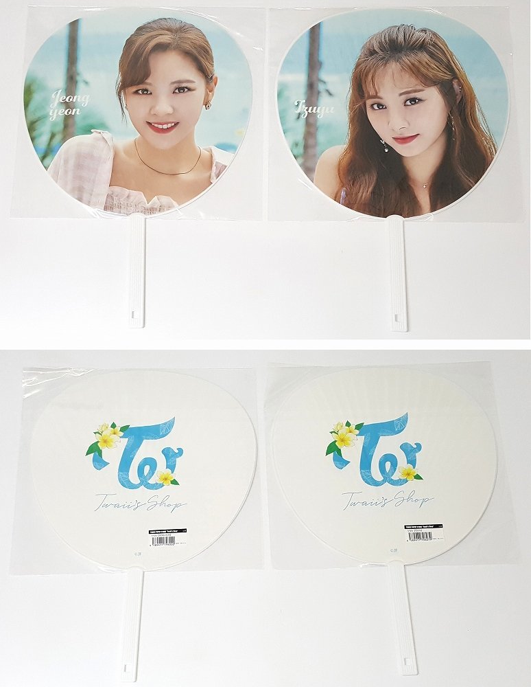 ☆【中古】TWICE トゥワイス うちわ POPUP STORE Twaii