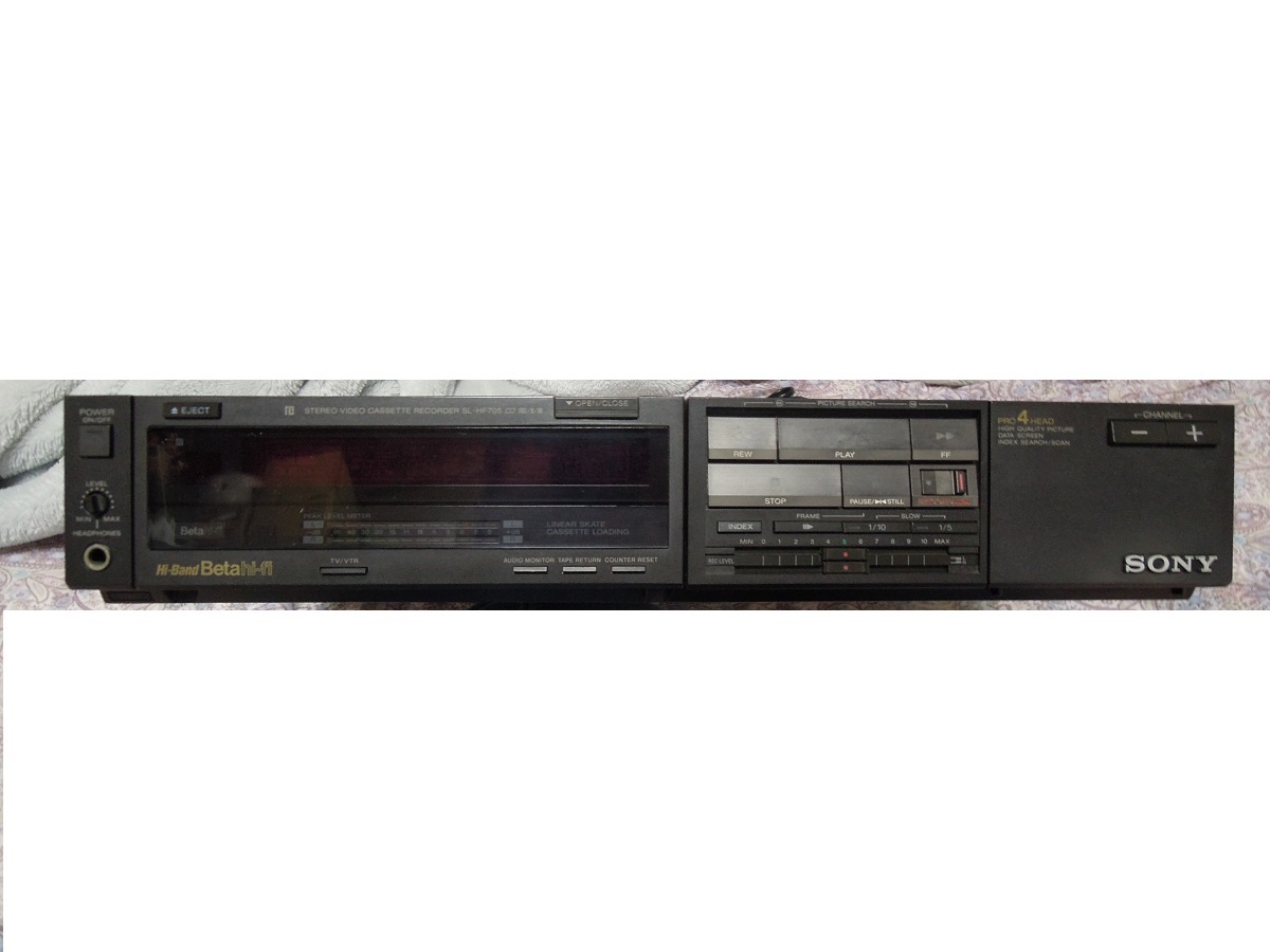 お得，豊富な SONY SL-HF705(ベータビデオデッキ)｜売買されたオークション情報、yahooの商品情報をアーカイブ公開 - オークファン ベータビデオデッキ