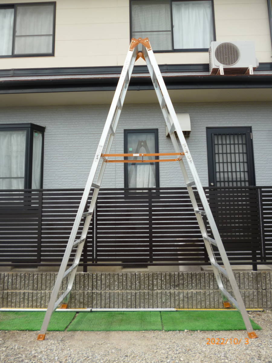 限定SALE，人気 ピカ PICA K-300 Kステップ 長尺脚立 アルミ 脚立 足場 踏み台 電気 電工 電設 園芸 造園 職人用 プロ用 2m85cm 2m26cm 100kg 有(脚立、踏み台)｜売買されたオークション情報、yahooの商品情報をアーカ 脚立、踏み台