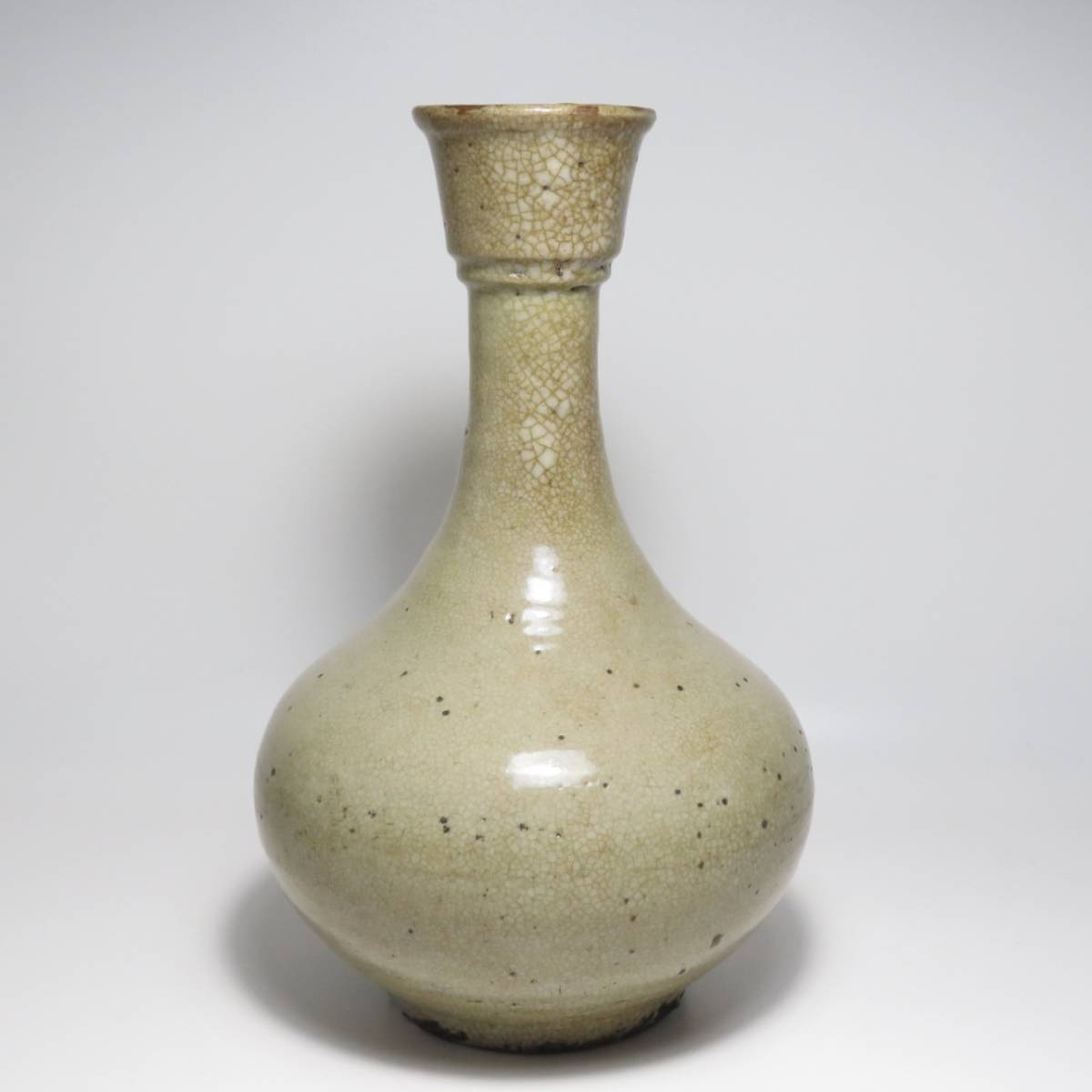 李朝美術 高麗 白磁 小壺 瓶 時代物