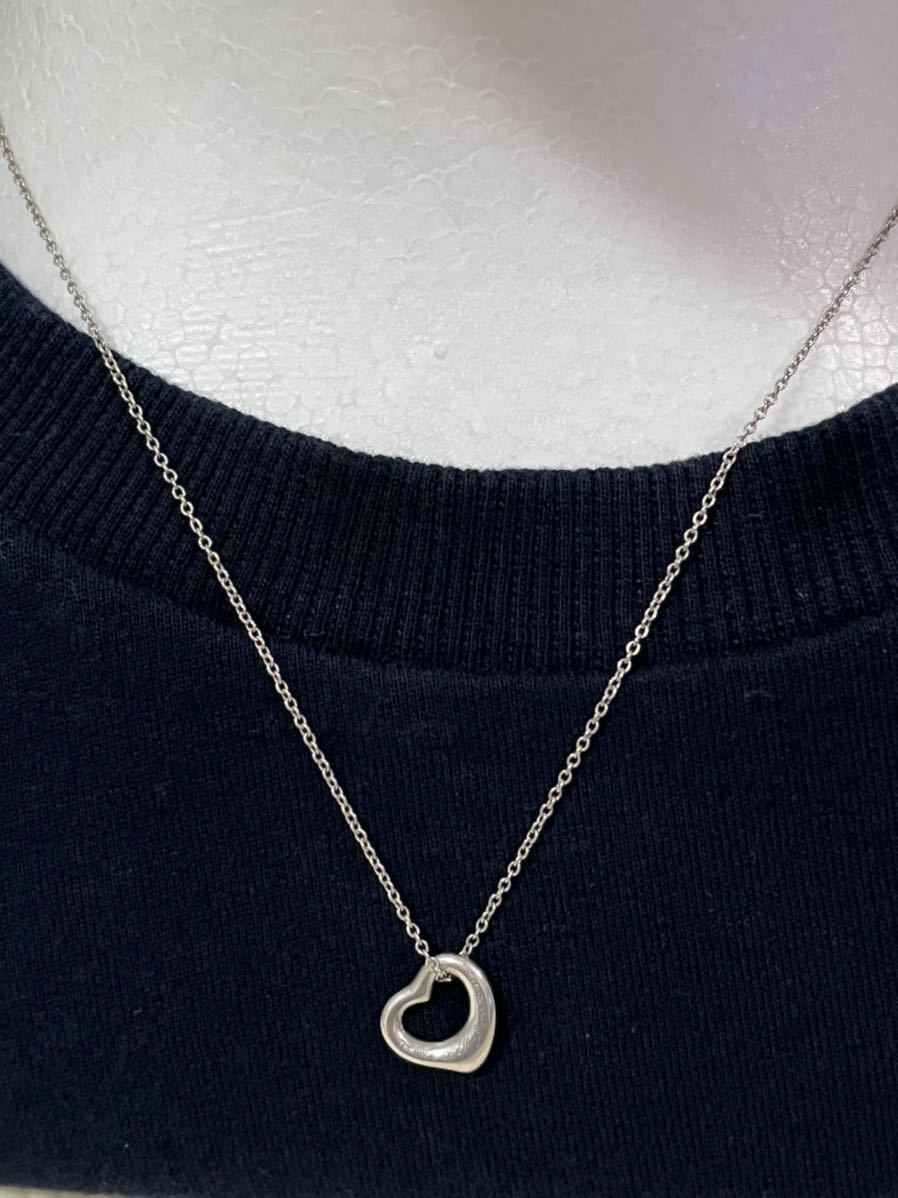 1円 ティファニー 925 SILVER オープンハート ネックレス 他