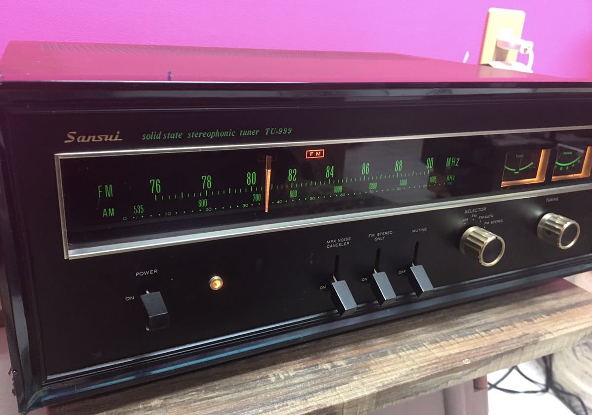 TU-999 Sansui サンスイ 美品・動作品 FM⁄AMチューナー Tuner