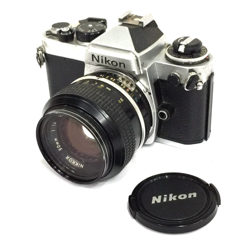 Nikon FE シルバー NIKKOR 50mm 1:1.4 一眼レフ フィルムカメラ レンズ