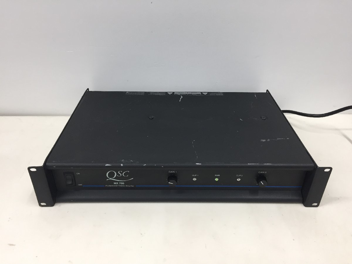 QSC MX-700パワーアンプ 動作確認済 （管2F） 【公式通販】