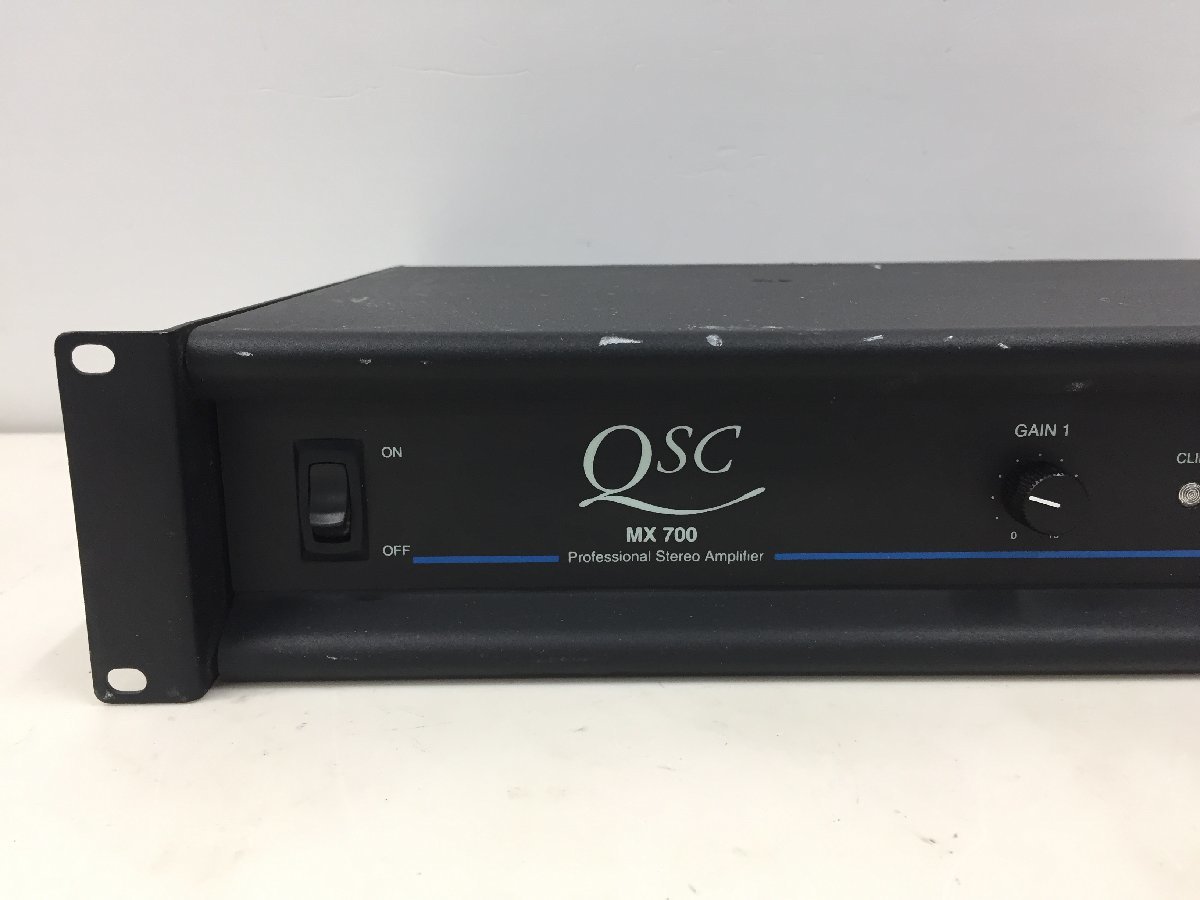 QSC MX-700パワーアンプ 動作確認済 （管2F） 【公式通販】