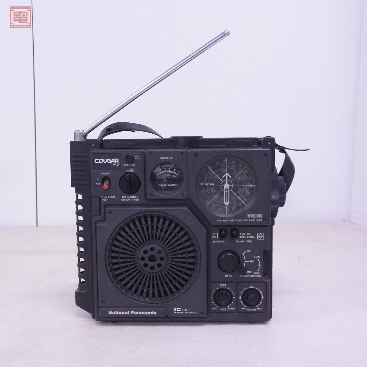 National Panasonic COUGAR NO.7 RF-877 BCLラジオ クーガ ナショナル