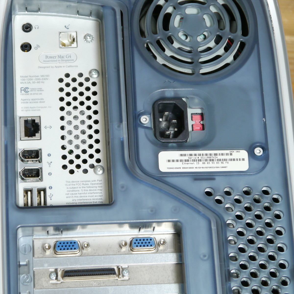 G4 Mac Power 動作未確認 Apple M8493 733MHz MacPower CD-RW メモリ 
