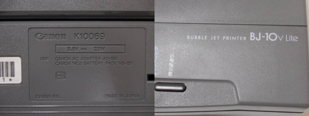 oct0 NN990] NEC 98 NOTE SX/E (PC-9801NS/E40) + Canon BJ-10V Lite 